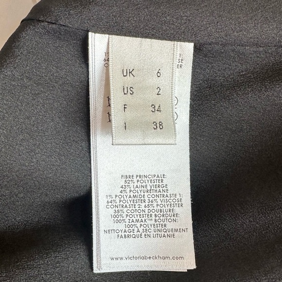 Victoria Beckham Two-Piece Pleated Skirt - Size US 2 - Picture 9 of 10